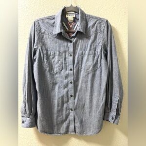 Ariat Women’s  Gray Button-Down Shirt
